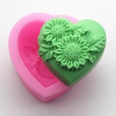 Soap Making Silicone Mold. Sunflower