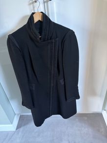Black Zara Wool Coat