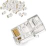 50x New RJ45 Cat5e LAN Cable Crimp End Network Ethernet Internet Connector #875 Image 2