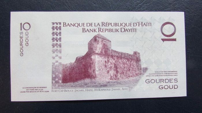 Haiti 2004.10 Gourdes.Commemorative 1804-2004.Uncirculated banknote.Polymer.