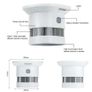 BRAND NEW Fire alarm Smoke detector Smart Home system 2.4GHz High sensitivity Safety prevention Sensor Image 2