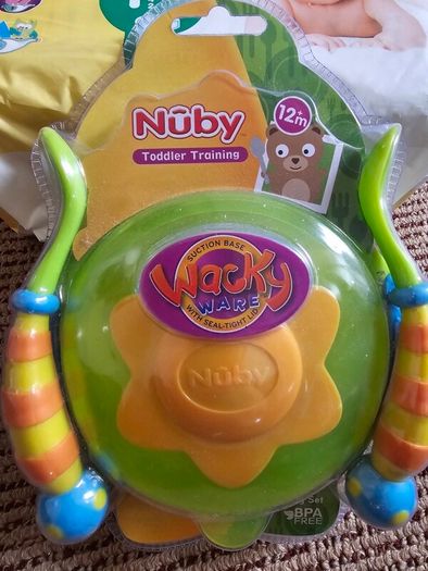 Brand New Nuby Toddler Training Feeding Set