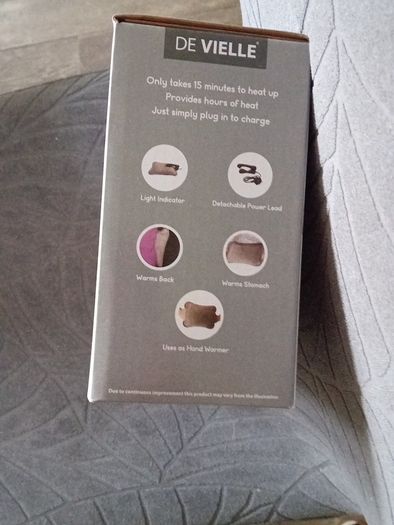 luxury rechargeable hot water bottle NEW
