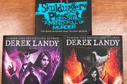 Skulduggery Pleasant, Books 14,15&amp;16, Dead Or Alive , Until The End, A Mind Full Of Murder, by Derek Landy
