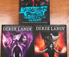 Skulduggery Pleasant, Books 14,15&16, Dead Or Alive , Until The End, A Mind Full Of Murder, by Derek Landy