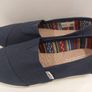 Toms Alpargata Navy Espadrilles Postage Included Image 2