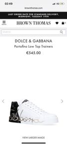 Dolce and Gabbana runners genuine