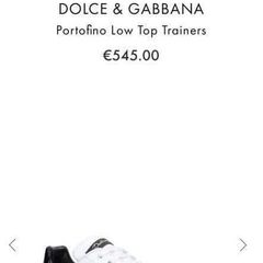 Dolce and Gabbana runners genuine