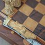 Vintage Chinese Style Chess Set Image 7