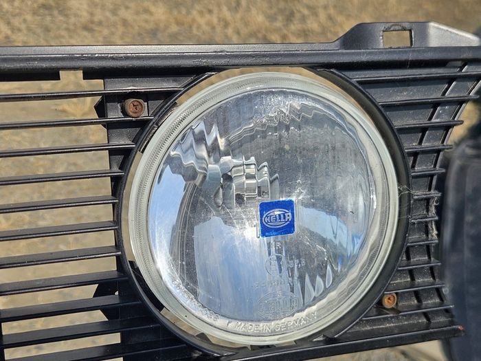 Mk1 Golf GTi grille with original Hella fog lights