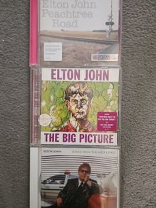 Elton John CDs Collection: Peachtree Road / The Big Picture / Songs From The Coast.
