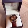 Accurist Mens Classic Watch with Brown Leather Strap Image 4