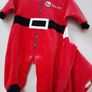 new baby santa suit with hat tag attached Image 2