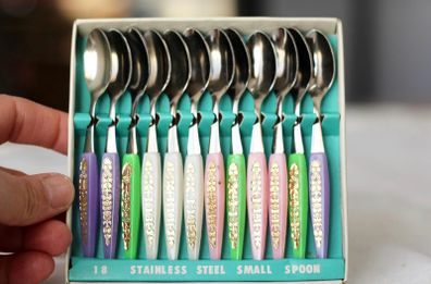 Vintage teaspoons Japan