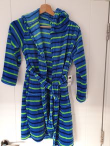 Boys stripe robe