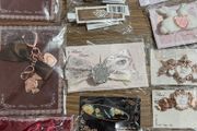 Cute Flower knows hair clips, key rings, etc bundle