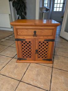 Solid Pine Storage Cabinet