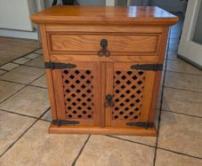 Solid Pine Storage Cabinet