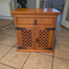 Solid Pine Storage Cabinet