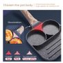 BRAND NEW 2 Hole durable Non-stick Omelet Pan pots with a thick bottom Cooking Pot Cookware Image 4