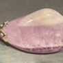 Large Amethyst  crystal pendant on silver chain Image 2