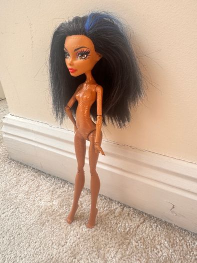 Monster High Robecca Steam Dead Tired doll Nude Used Please see photos