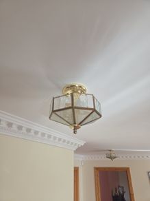 brass light celing