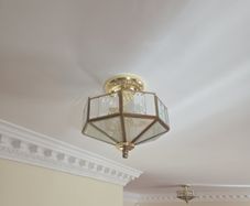 brass light celing