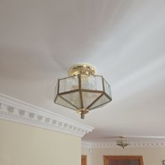 brass light celing