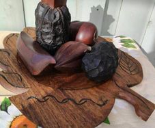 Vintage Carved Wood Fruit
