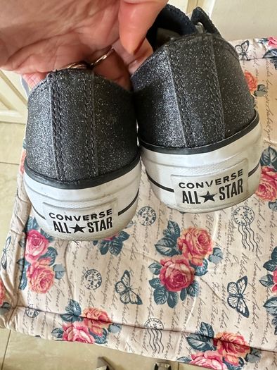 converse platform glitter