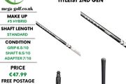 Mitsubishi Aldila Ascent 50 HY Regular #5 Hybrid Shaft / Titleist 2nd Gen