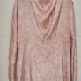 TOPSHOP pink and gold fleck cowl neck dress Sz 16UK (Fit 12-14UK) - Bnwt Rrp 100 Image 3