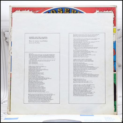 Joseph and his amazing Technicolour Dreamcoat vinyl Album