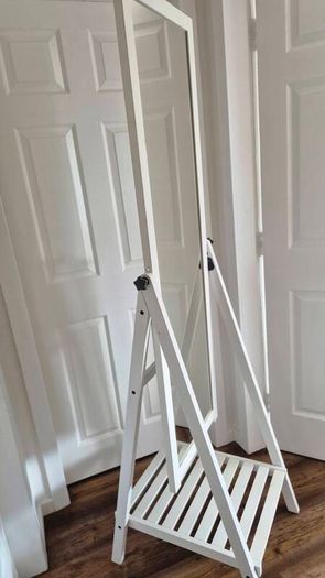 IKEA ISFJORDEN Standing Floor Mirror - White