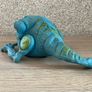 Vintage Drool Boglins Hand Puppet Blue Monster 1987 Image 3