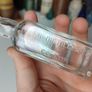 138 - Set of 4 Vintage Cork Distilleries Company Whisky Small Collectible Decorative Clear Glass Bottle Image 2