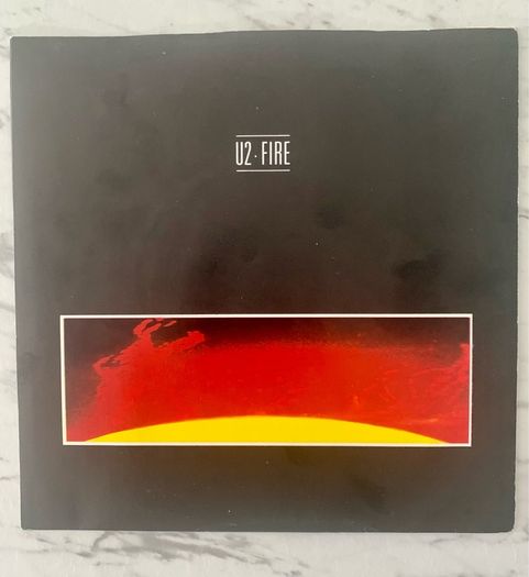 U2  - Fire - Irish CBS Sunburst Label 7" Original Vinyl 1981