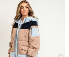 Ichi long puffer coat Small BNWT UK 12