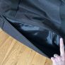 Large capacity black suitcase with wheels Image 3