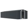 Garden Shed Anthracite 257x990x181 cm Galvanised steel Image 4