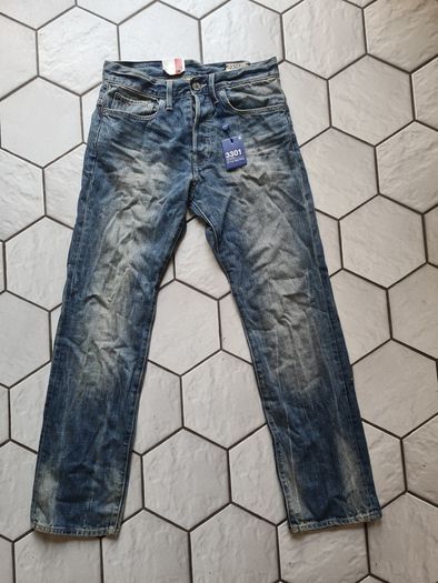 Boys Men G-star Jeans trousers Denim straight leg 3301 W29 L30