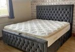 New Bed Frame Double Size Bed King Size Bed -Gaslift Bed-Ottoman Beds- 4ft Beds 4ft6 Bed 5ft Bed 6ft Bed Double Bed Small Double Bed King Bed Superking Bed Single Bed -Bed with Mattress Bed Frame