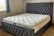 New Bed Frame Double Size Bed King Size Bed -Gaslift Bed-Ottoman Beds- 4ft Beds 4ft6 Bed 5ft Bed 6ft Bed Double Bed Small Double Bed King Bed Superking Bed Single Bed -Bed with Mattress Bed Frame