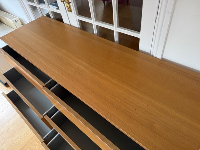IKEA MALM 6-Drawer Chest of Drawers (Oak Finish)