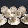 Fabulous J&G Meakin Coffee Set for Six in the Sterling Shape and a Pretty Floral Pattern Called "Springfield" Image 2