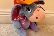 Disney Fisher Price Winnie The Pooh Eeyore in hat 2004 picnic approx. 25 cm. Please see photos