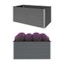 Garden Raised Bed Grey 200x100x91 cm WPC Image 5