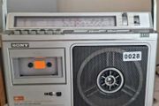 From 1979, Sony CFM-33L FM/MW/LW/SW radio cassette recorder, working good, no any problems.