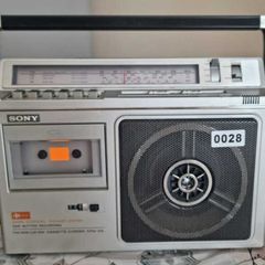 From 1979, Sony CFM-33L FM/MW/LW/SW radio cassette recorder, working good, no any problems.